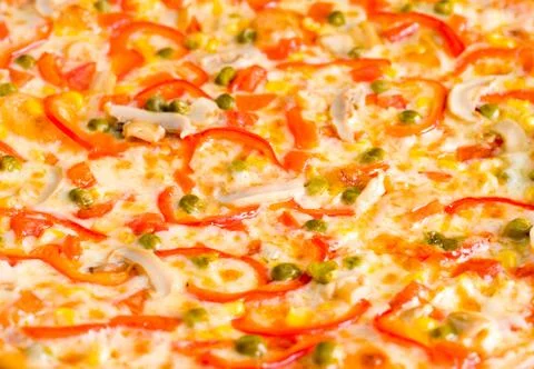 Pizza background Stock Photos