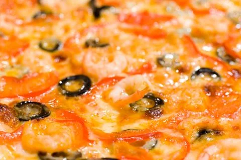 Pizza background Stock Photos