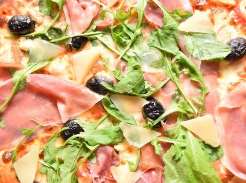 Pizza background Stock Photos