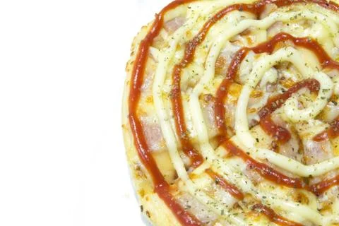 Pizza bacon Stock Photos