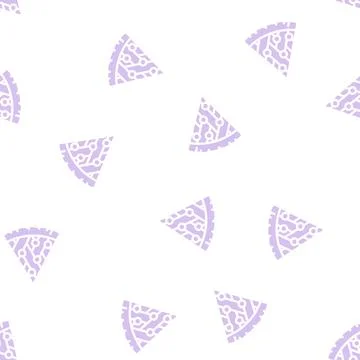 Pizza bakery dish glyph vector seamless pattern Illustrazione stock
