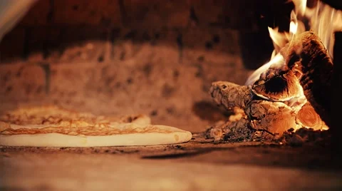 Pizza baking Stock Footage 49109035