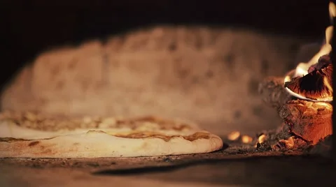 Pizza baking Stock Footage 49109260