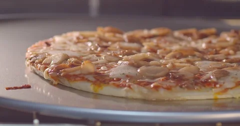Pizza baking Stock Footage 115099410