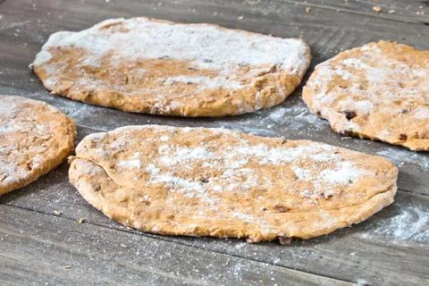 Pizza bases Stock Photos