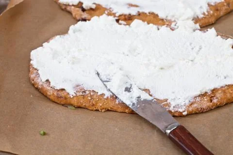Pizza bases Stock Photos