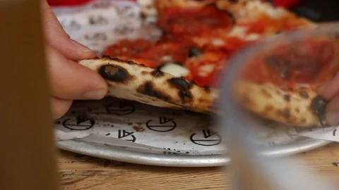Pizza Basil Tomato Sauce Stock Footage 126674230