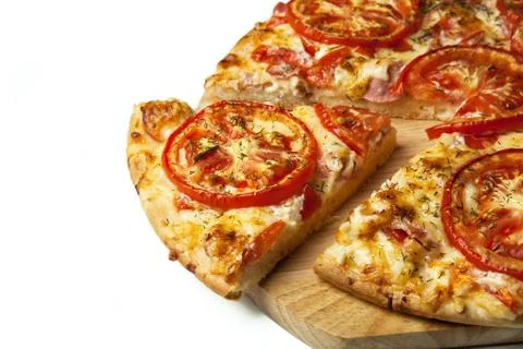 Pizza on the board Stock Photos