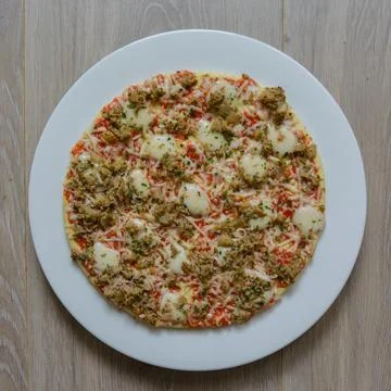 Pizza bolognese 스톡 사진