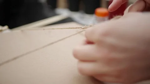 Pizza in a box close-up delivery slowmo Video stock 127541783