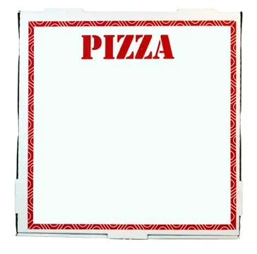 Pizza box Stock-Fotos