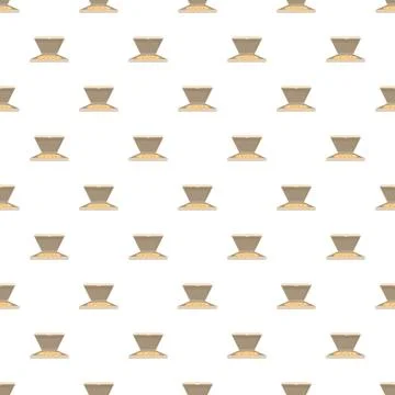 Pizza boxes pattern creating a food delivery background Stock Illustration