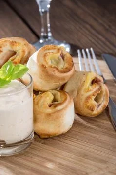 Pizza bread Stock Photos