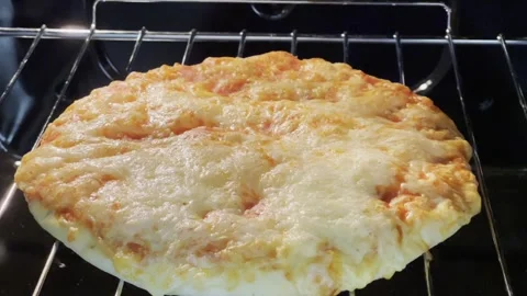 Pizza cheese crust Stock Footage 268483370