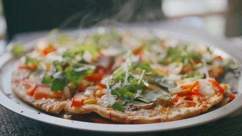Pizza Close-Up Stock Footage 105553818