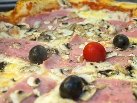 Pizza close up Stock Photos