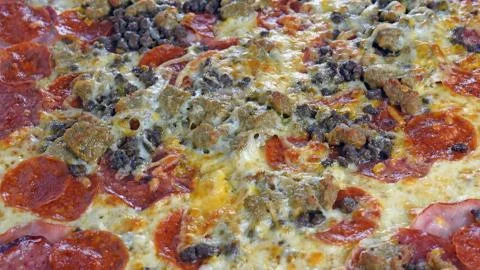 Pizza close up Stock Photos