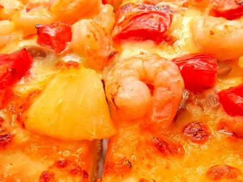 Pizza close up Foto stock