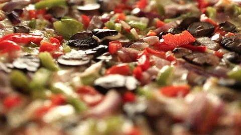 Pizza close up rotating 60fps 스톡 동영상 30472854