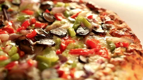 Pizza close up rotating 스톡 동영상 30471949
