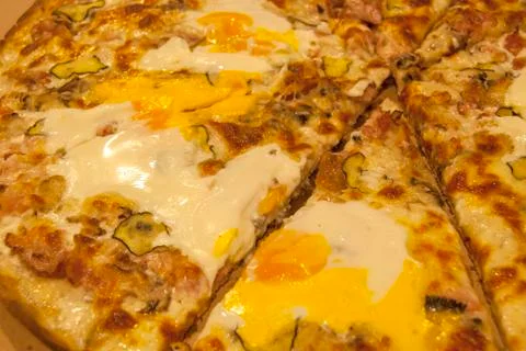 Pizza closeup Stock Photos