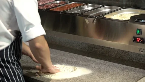 Pizza cook Stock Footage 102703143
