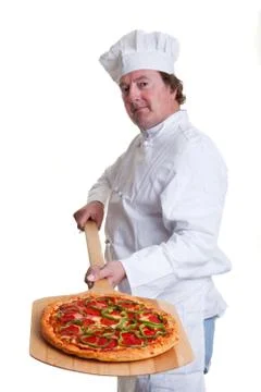 Pizza cook 写真素材