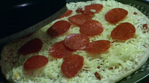 PIZZA cooker timelapse Stock Footage 642758