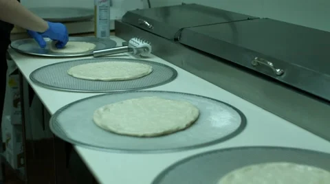 Pizza Crust Building Stock Footage 49130809