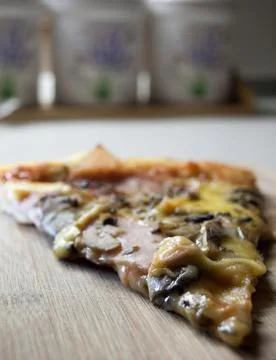 Pizza cut Stockfoto's