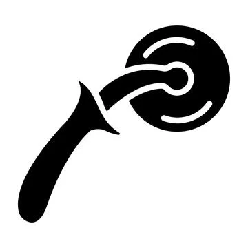 Pizza cutter Vector Icon Design Illustration Stock Illustration