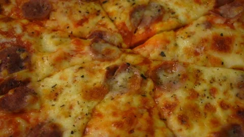 Pizza in a delivery box close-up. Stock Footage 146767240