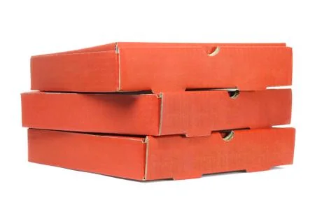 Pizza delivery boxes Stock Photos
