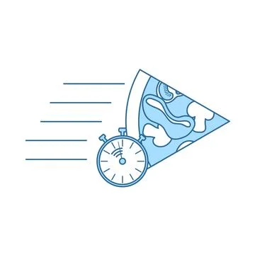 Pizza Delivery Icon Stockillustratie
