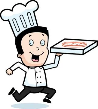 Pizza Delivery Illustrazione stock