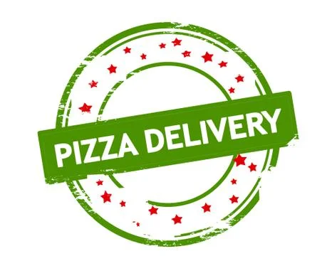 Pizza delivery Stock Illustration