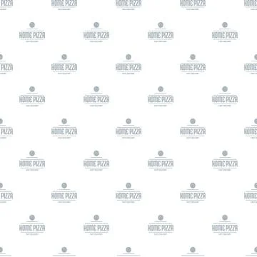 Pizza delivery pattern vector seamless Stock Illustration