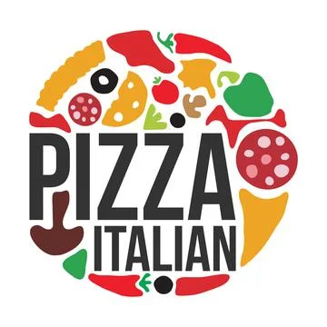 Pizza desing template Stock Illustration