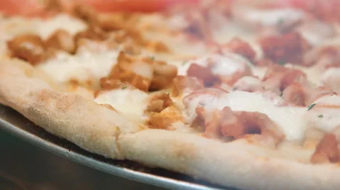 Pizza on display at a pizzeria Stock Footage 64892090