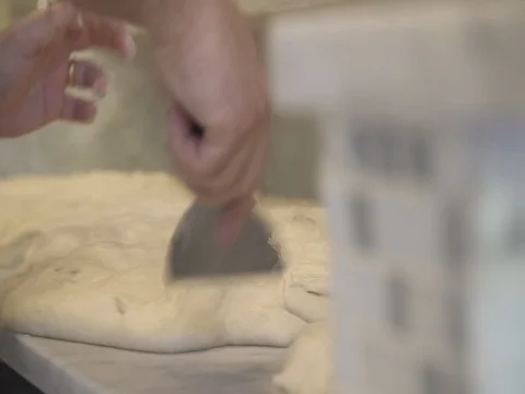 Pizza dough 4 Stock Footage 80677227
