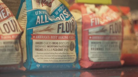 Pizza dough camera B meat salad00771656 Stock Footage 127962404