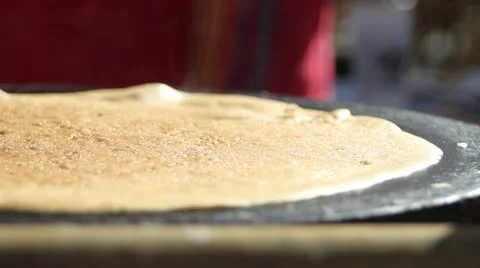 Pizza dough crust Video stock 21221535