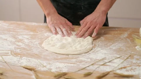 Pizza Dough Stock Footage 273501075