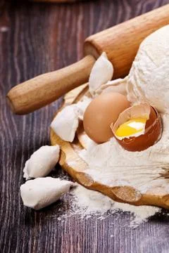 Pizza dough Stock Photos