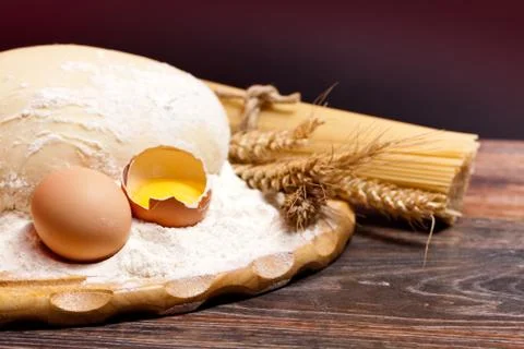 Pizza dough Stock Photos