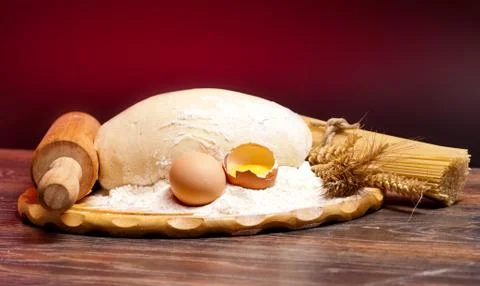 Pizza dough Stock Photos