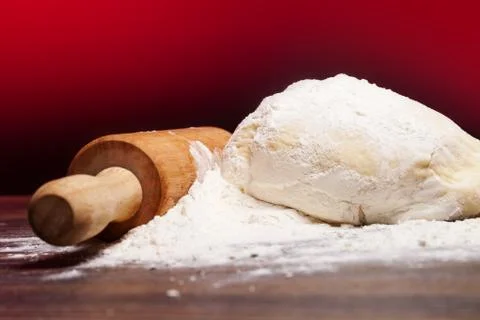Pizza dough Stockfoto's