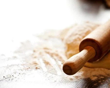 Pizza dough Stock Photos