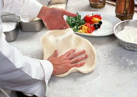 Pizza Dough Stock Photos