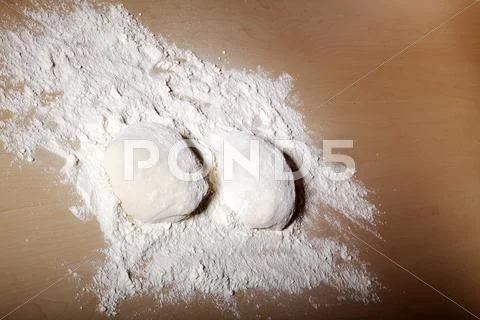 Pizza dough Stock Photos